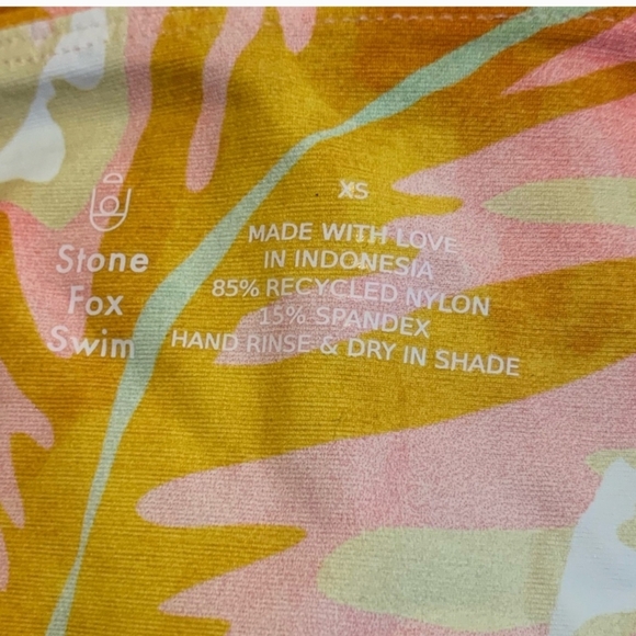 Stone Fox Bikini In Hot Tropix Sz XS NWT - Picture 9 of 11